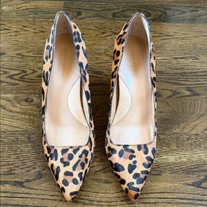 Banana Republic Cow Hair Leopard Pumps Size 9.5